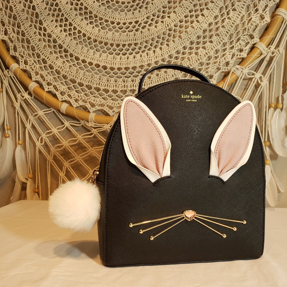 Kate Spade NWT Hop To It Rabbit Backpack
